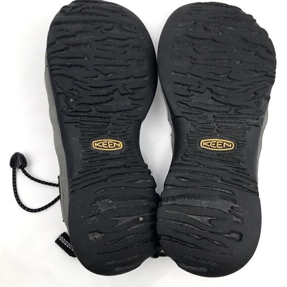 Keen Whisper Black Gray Waterproof Anti Odor Anatomic Footbed Performance Sandal - Picture 9 of 12